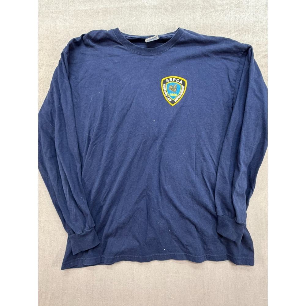 ASPCA Humane Law Enforcement Long Sleeve Shirt Black Size‎ XL 1866